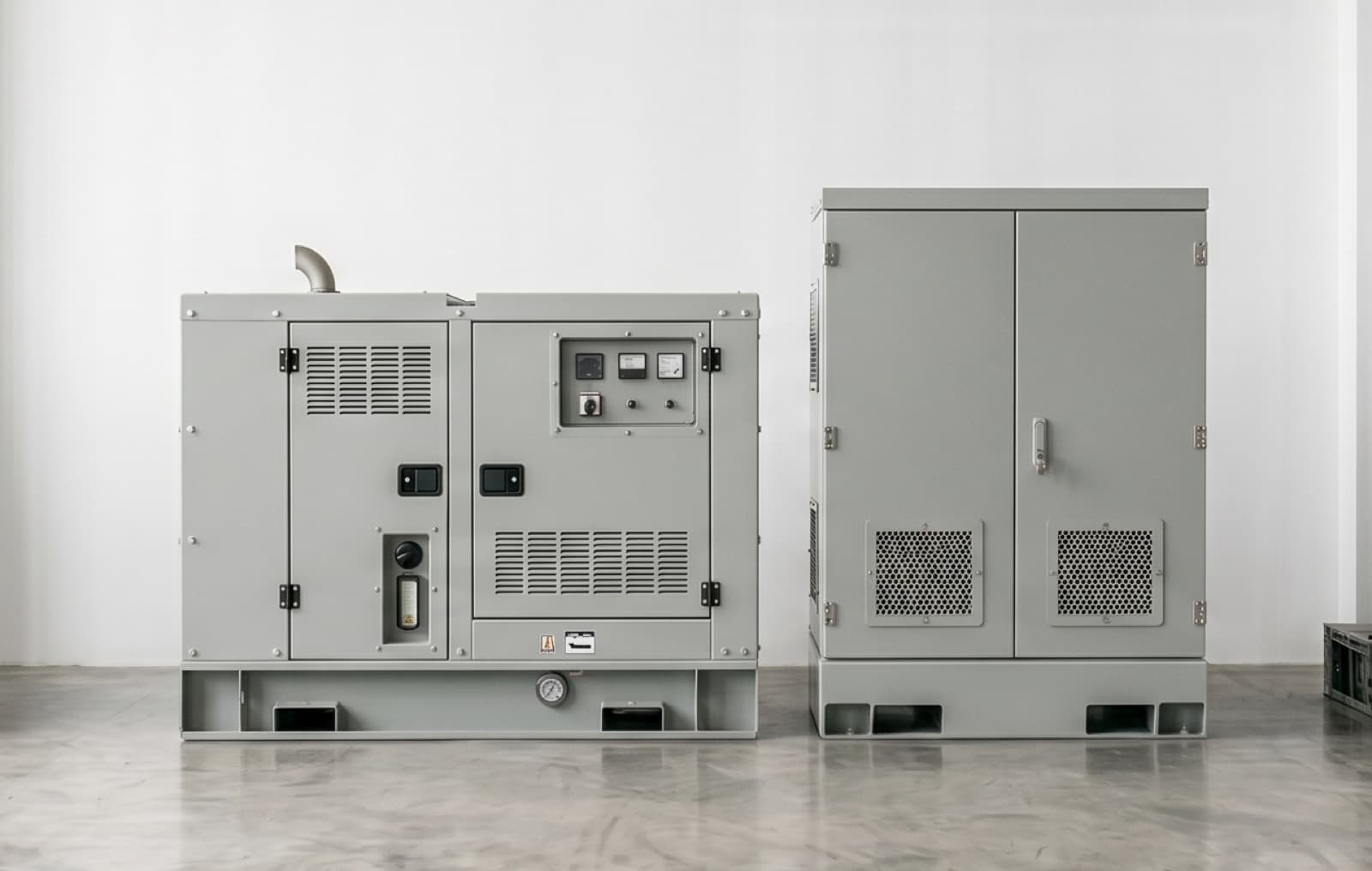 Standby generator and switchgear for backup power