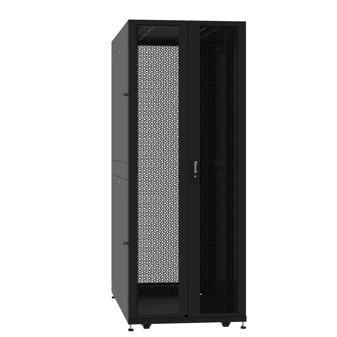 RakworX Colocation Cabinets for Multi-Tenant Data Centers: Two, Three, or Four Locking Chambers per Cabinet